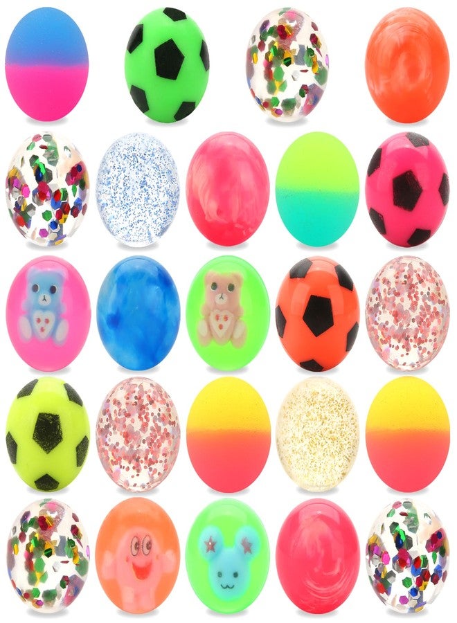JYXT 24pcs Bouncy Balls for Kids Treasure Box Toys for Classroom Party Favors for Toddlers Kids 3-5 4-8 8-12 Birthday Christmas Goodie Bag Stuffers Gifts - Image 1